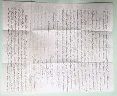 Germany State 1811 STAMPLESS LETTER Hambourg 128 Cancel, Bordeaux FREE USA SHIP