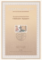Bundesrepublik ETB 1325 Scott 1508 Kaisen