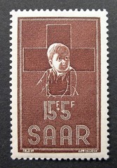 Saar Germany 1954 Scott #B100 MLH OG Complete Set!
