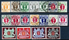 Stamps Danzig, Scott # 63-80 used, complete set