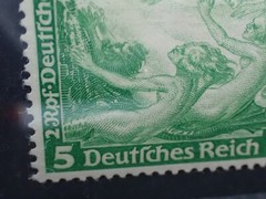 Nazi Germany 1933 Wagner Das Rheingold Stamp 5 Pfg 501A MH pre-WW2 Third Reich