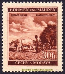 EBS Bohemia and Moravia 1941 – Prague Fair Michel 75-78 – MNH**