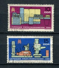 Germany – DDR : Leipzig Spring Fair set from 1966 – used