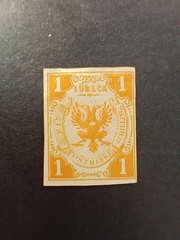 Germany state Lubeck 1 schilling, Michel #2