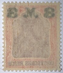 Travelstamps: 1920-1921 Germany Deutsches Reich 3 Mark on 3 Mark OVP STAMP MNH
