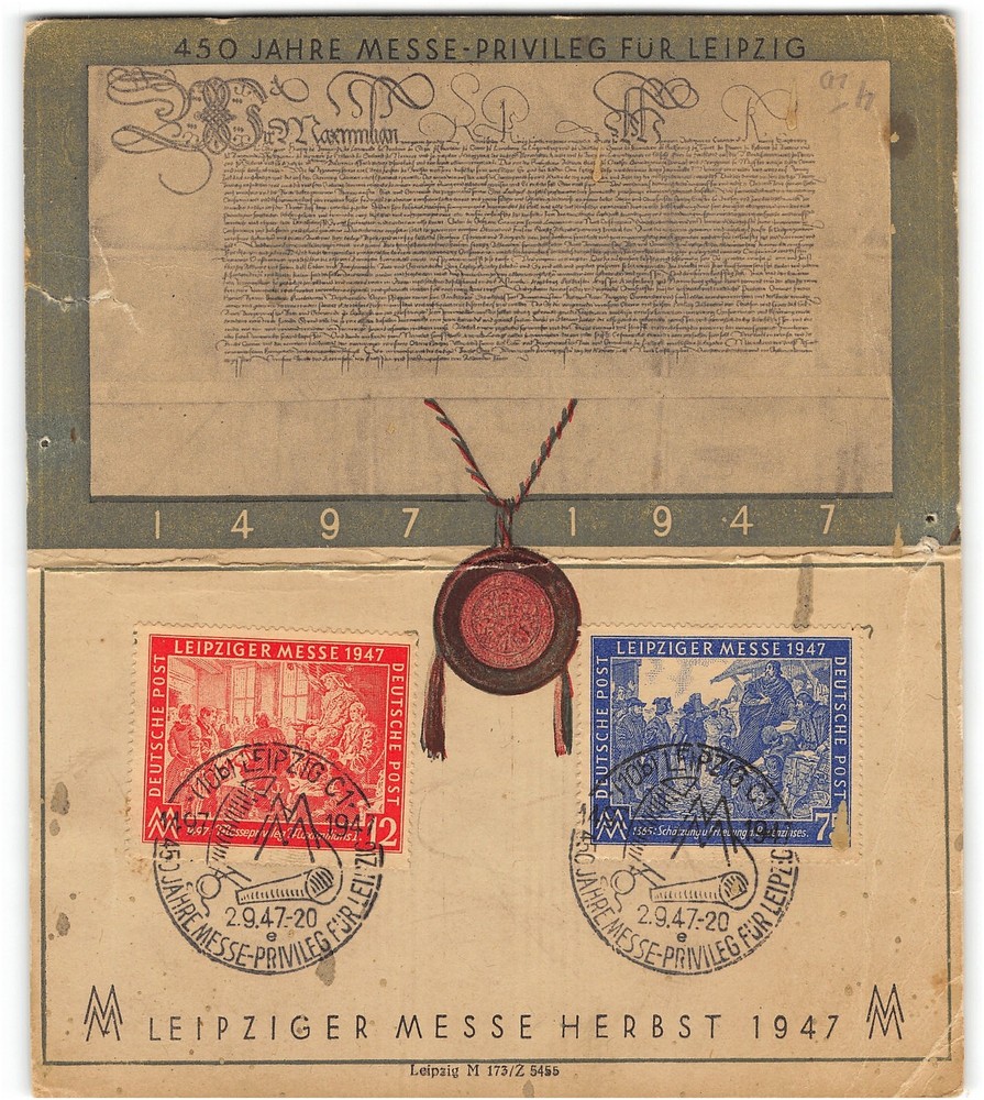 Leipzig, 1947, folder