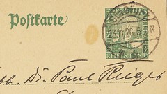 Germany 1926 StaBfurt Rheinland Postal Stationery Card H&G 162
