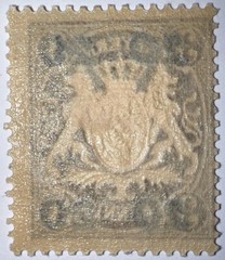 Travelstamps: 1920 Germany Bayern Overprint Stamp Scott#237, Mi 177 – Mint Og Lh