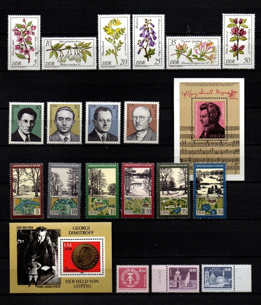 DDR MNH ** issues from 1981 (2)