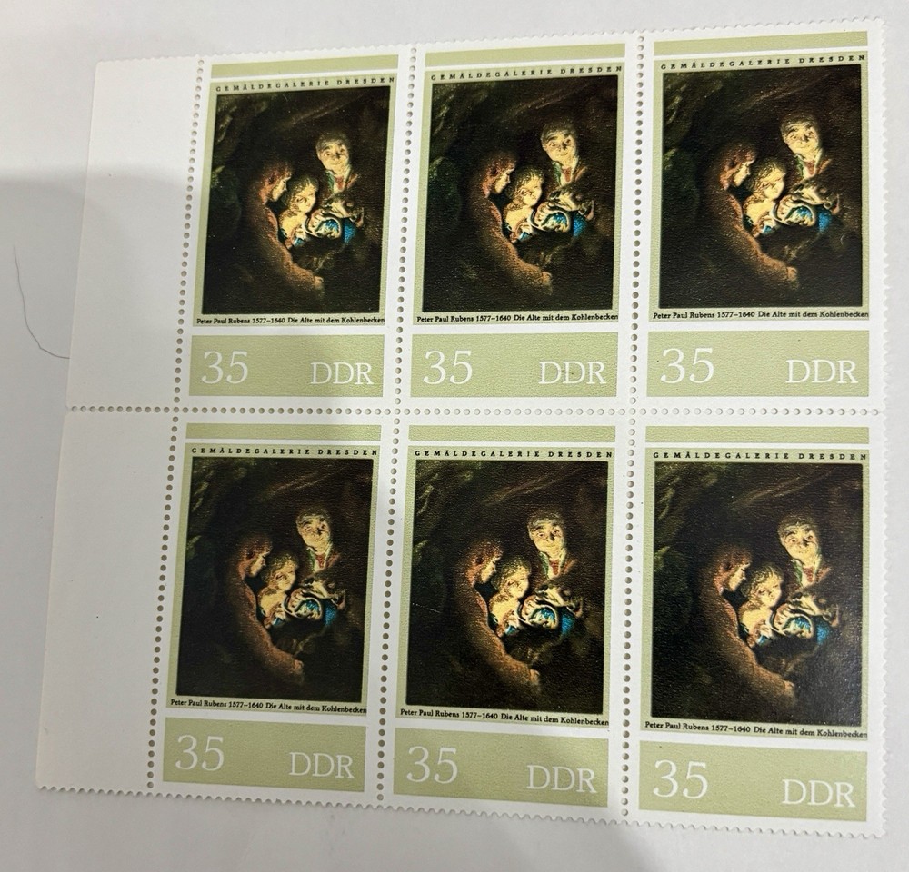 DDR Germany 1977 Stamps 400th Anniversary of Peter Paul Ruben, Mint Never Hinged