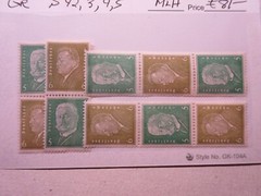 GERMANY Zusammendrucke Michel S42 S43 S44 S45 MINT LIGHTLY HINGED Lot26 Cat €81