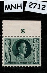 MNH stamp B232 Adolf Hitler 1943 54th Birthday WWII Germany Third Reich #2712