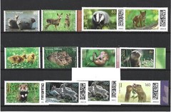 Germany 2016, 2018, 2020, 2021, 2022, 2023 Baby Wild Animals 12 MNH Stamps HCV