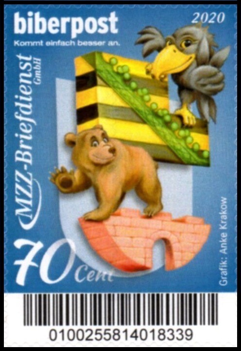 Beaver Mail: MiNr. 645, „Saxony-Anhalt – together (II)“, Set, Mint