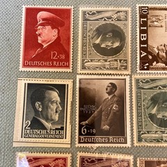 German Stamp Collection 1930’s -1940’s Hitler War WWII Libia Deutsches Reich VTG