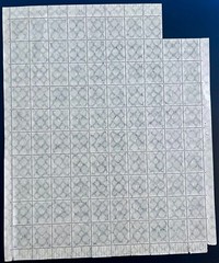 Germany 189 / 1922-1923 6m Post Horn stamps / Full Sheet / MNH / Imperfections