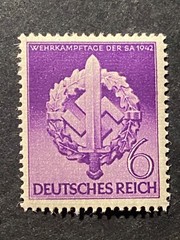 Germany 1942 WWII Armed Sport Day of the SA SG 808 MH shades