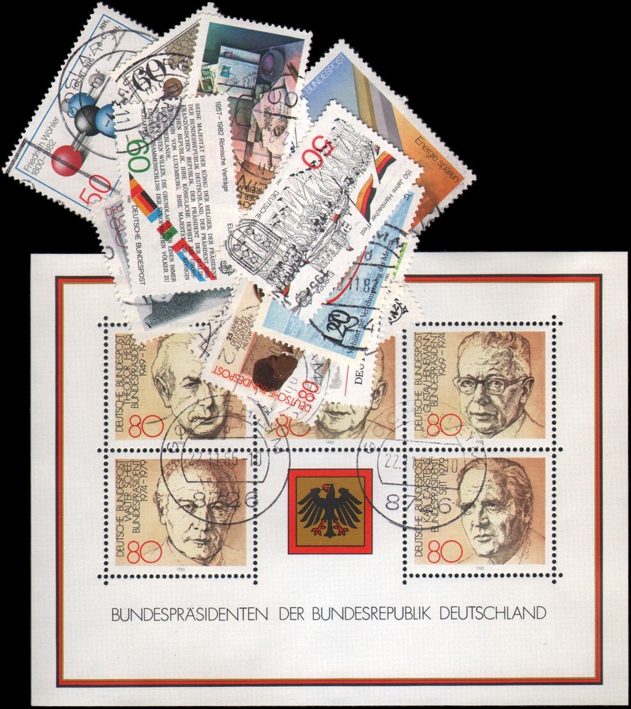 Germany #1365-1384 set Used 1982 year set