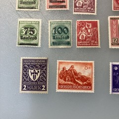 15 (MNH/few MLH) Vintage Deutsches Reich/Germany Stamps; 1933- 1945; $1 Ships.