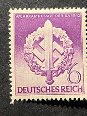Germany 1942 WWII Armed Sport Day of the SA SG 808 MH shades