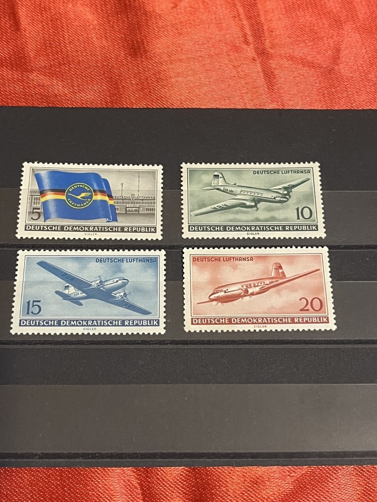 DDR, German Demo. Rep. 1956, SC# 280-283, Set of 4. M/NH/OG.