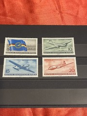 DDR, German Demo. Rep. 1956, SC# 280-283, Set of 4. M/NH/OG.