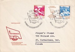 GERMANY DDR 1972 FIRST DAY COVER, 8TH CONGRESS OF FREE GERMAN TRADE UNIONS