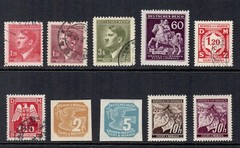Bohemia and Moravia Stamps Mixed Lot (Some Duplicates)