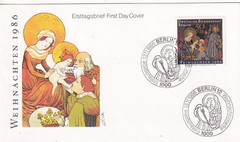Berlin FDC 769 Scott 9NB22 Christmas 1986