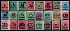 Germany Weimar Republic 1923 ☀ Hyper Inflation Issues with ovpt. ☀ MNH**
