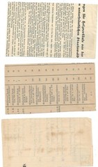 Germany. Lot of three postal items. Rare. GE7. (BDR/ENV)