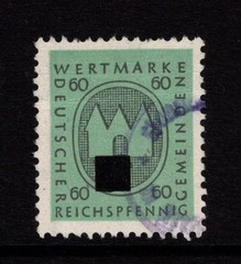 Germany Mid 1940s 60pf Local Revenue Used – S56211