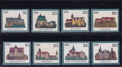 DDR MNH ** 2910-3 & 2976-9 Building sets from 1984 & 5