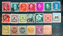 German Reich Stamps – lot of 20 stamps used /469