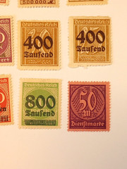 (17) Germany Stamps Mixed Lot Deutsches Reich 1920s Overprint MH Used