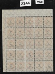MNH stamp block Overprint 2 Mil over 200Mk Sc #269 German Republic 1923 #2244