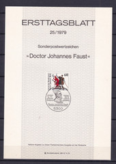 Bundesrepublik ETB 1020 Scott 1304 Doctor Faust
