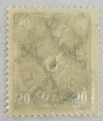GERMANY ~ Deutrches Reich ~ Green Stamp 50 Mark ~ Posted ~ c.1922 ~ B193