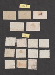 VINTAGE GERMANY – SAAR, 1920 & 1921 (38 all different stamps)