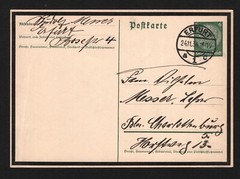 OPC 1934 Germany Erfurt 6pf Morning Stationary Card 47605
