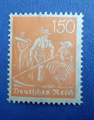 Germany Stamp Deutsches Reich 150 Pfennig 1921 Mi. Nr. 189 WZ 2 (22526)