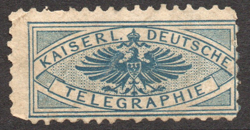 Germany Empire Period Telegraph Label MNG – S60431
