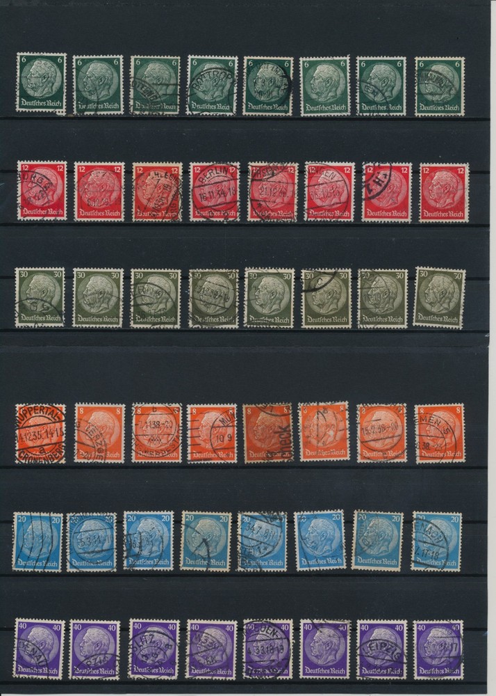 Germany, Deutsches Reich, Nazi, liquidation collection, stamps, Lot,used (BO 19)