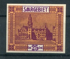Saar Probedruck 89Pr Brown Purple + Orange ** Mnh Postfrisch (80558)