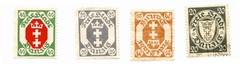 Danzig Shield Definitive Stamp Lot 1–150pf Set Builder MNG