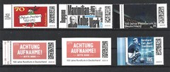 Germany October 2023 Issues Personalities, Radio, Soccer, Astronomy 6 MNH Stamps