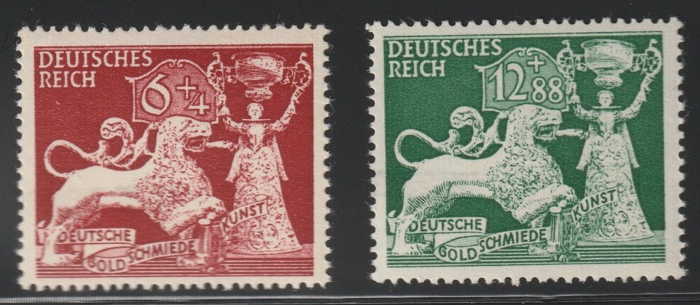 Germany 1942 Sc # B 206-07 MNH OG