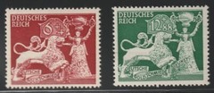 Germany 1942 Sc # B 206-07 MNH OG