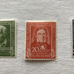 1949 German Stamps Set of 4 „Charity Stamps“ – Uncancelled
