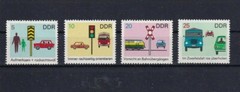 DDR MNH ** 1444-7 SC 1081-4 Traffic safety